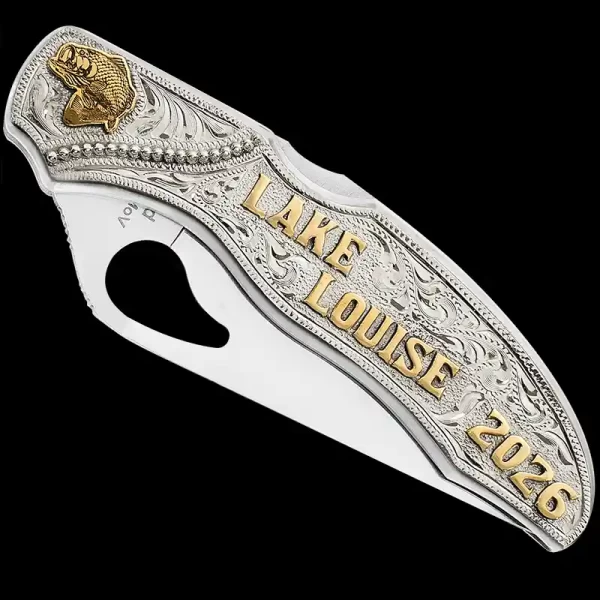 "Elevate your collection with the Riverbend Custom Knife – a true masterpiece, crafted to your exact specifications. 

Our Riverbend Custom Knife is a fully customizable masterpiece, this custom-made knife is crafted using a SpyderCo Byrd knife and